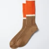 Bicolor Ribbed Crew Socks
