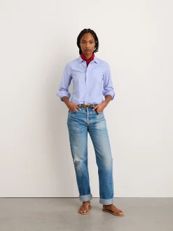 Bobby Shirt In Paper Poplin