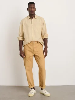 Botanical Dyed Painter Pant In Recycled Denim