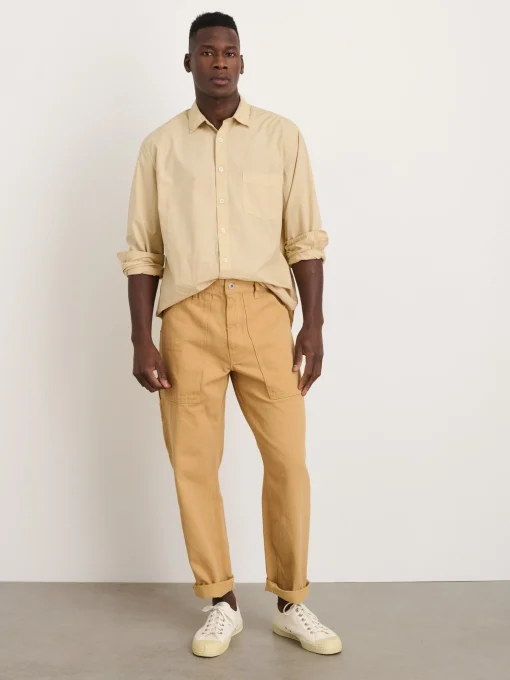 Botanical Dyed Painter Pant In Recycled Denim