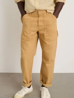 Botanical Dyed Painter Pant In Recycled Denim