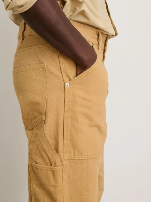 Botanical Dyed Painter Pant In Recycled Denim