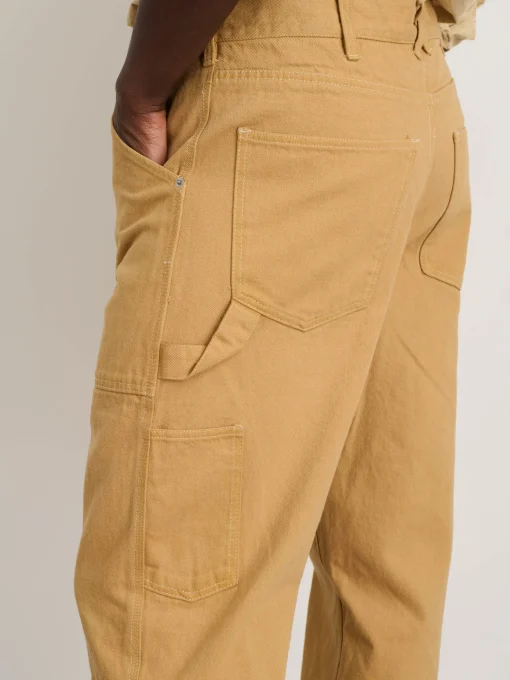 Botanical Dyed Painter Pant In Recycled Denim