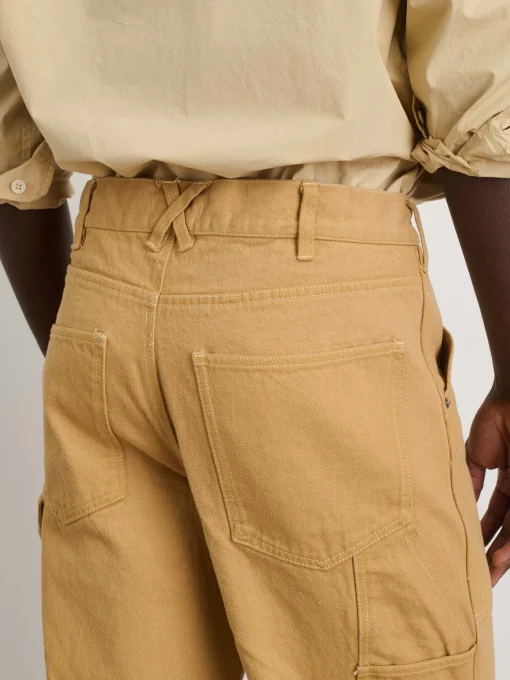 Botanical Dyed Painter Pant In Recycled Denim