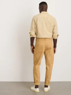 Botanical Dyed Painter Pant In Recycled Denim