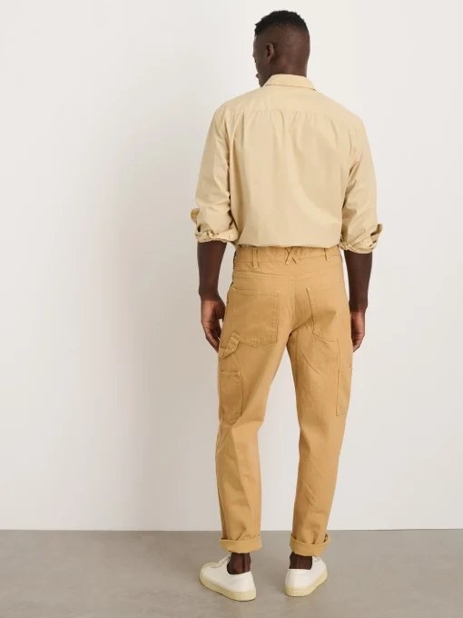 Botanical Dyed Painter Pant In Recycled Denim