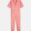 Botanical Dyed Standard Short Sleeve Jumpsuit
