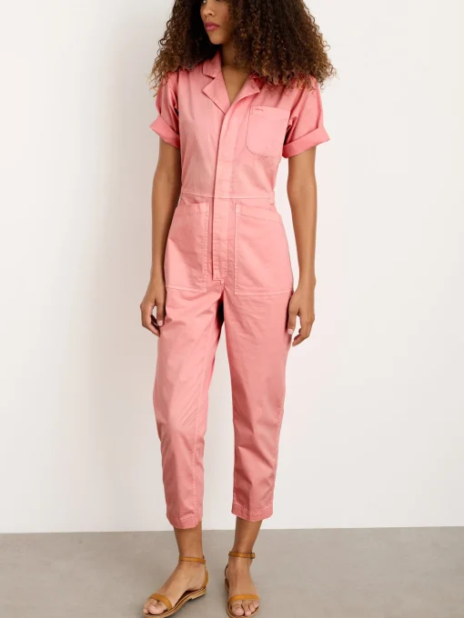Botanical Dyed Standard Short Sleeve Jumpsuit