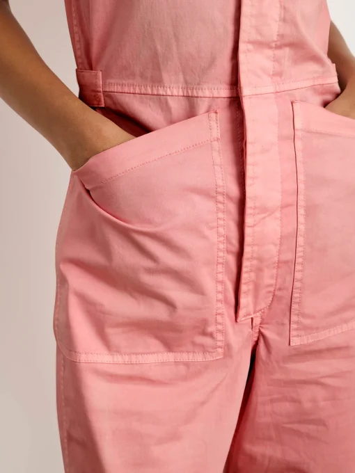 Botanical Dyed Standard Short Sleeve Jumpsuit
