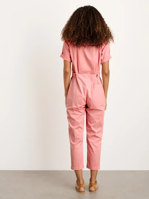 Botanical Dyed Standard Short Sleeve Jumpsuit
