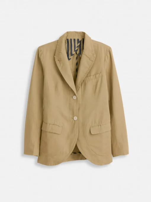 Boy Blazer In Cotton Linen