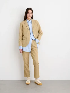 Boy Blazer In Cotton Linen