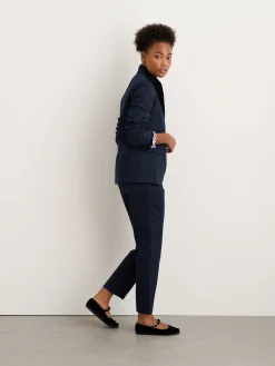 Boy Blazer In Cotton Linen