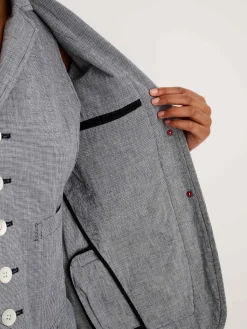 Boy Blazer In Houndstooth