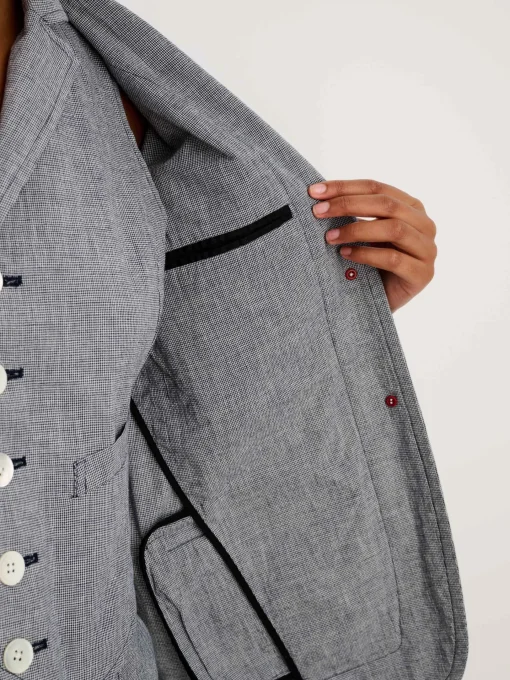 Boy Blazer In Houndstooth
