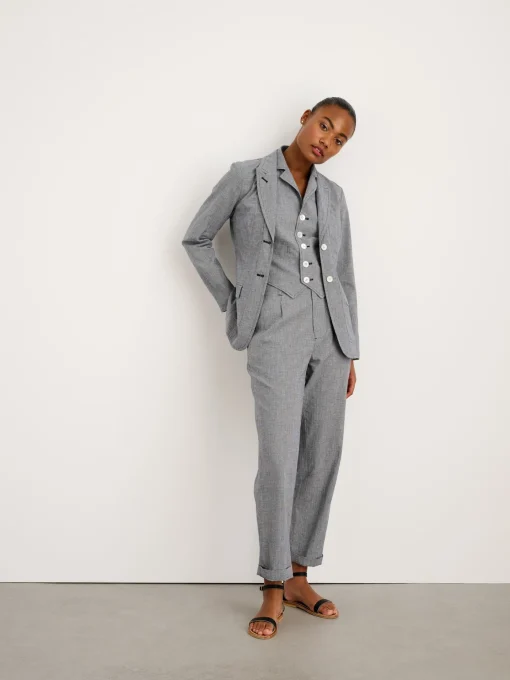 Boy Blazer In Houndstooth