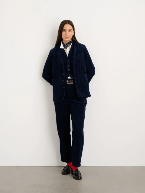 Boyish Blazer In Rugged Corduroy