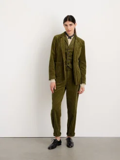 Boyish Blazer In Rugged Corduroy