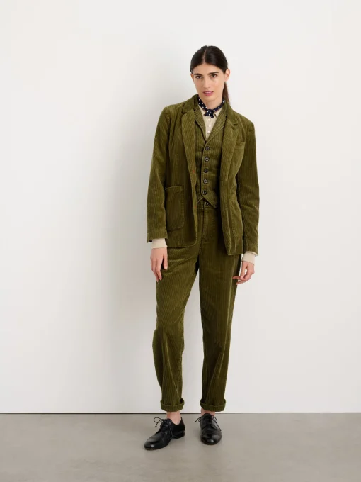 Boyish Blazer In Rugged Corduroy