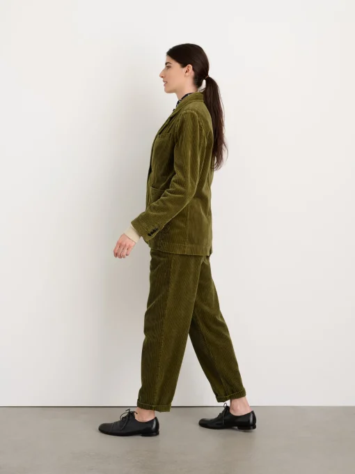 Boyish Blazer In Rugged Corduroy