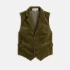 Boyish Vest In Rugged Corduroy