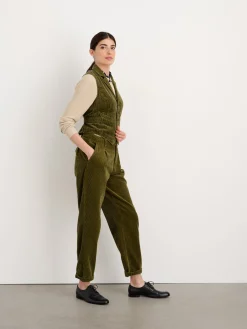 Boyish Vest In Rugged Corduroy