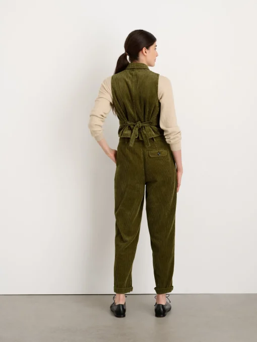 Boyish Vest In Rugged Corduroy