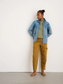 Britt Work Jacket In Denim