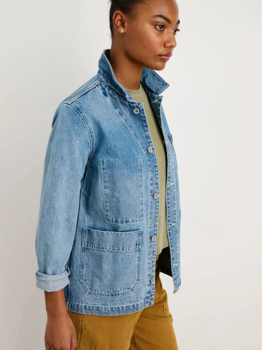 Britt Work Jacket In Denim