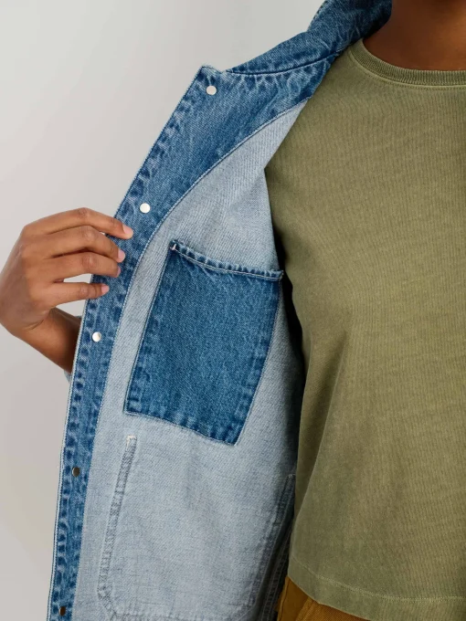 Britt Work Jacket In Denim