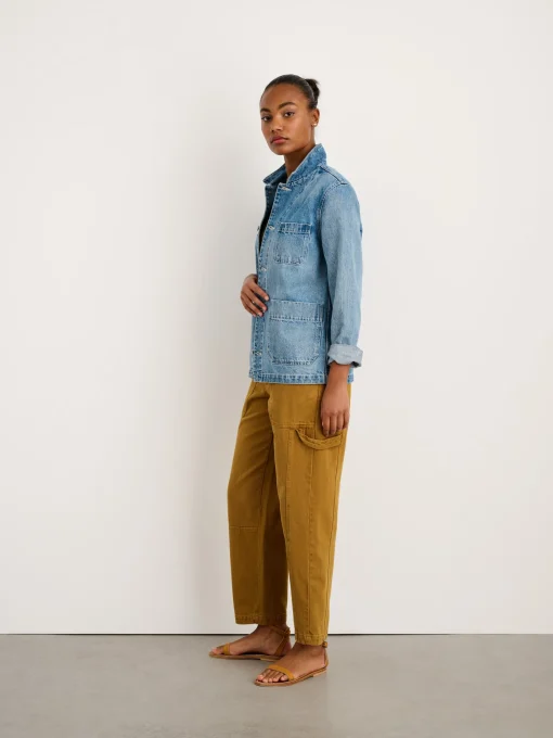 Britt Work Jacket In Denim