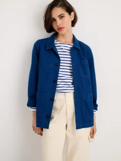 Britt Work Jacket In Recycled Denim