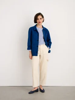 Britt Work Jacket In Recycled Denim