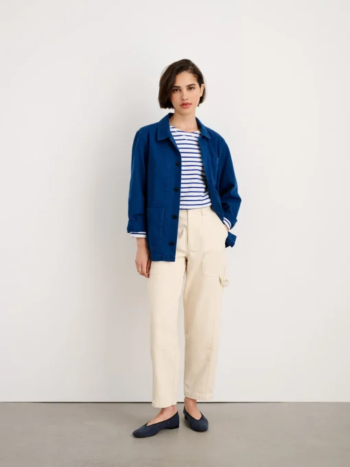 Britt Work Jacket In Recycled Denim