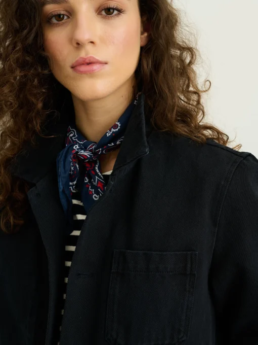 Britt Work Jacket In Recycled Denim