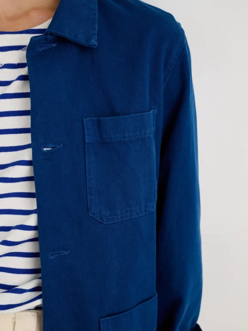 Britt Work Jacket In Recycled Denim