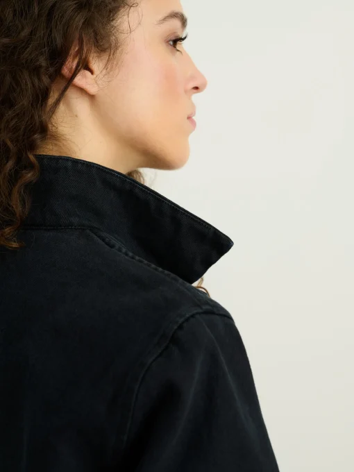 Britt Work Jacket In Recycled Denim
