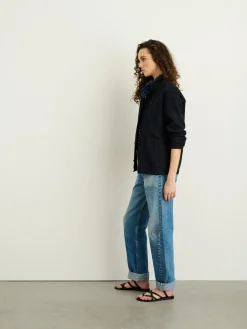 Britt Work Jacket In Recycled Denim