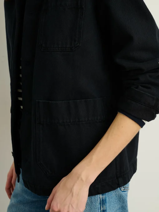 Britt Work Jacket In Recycled Denim