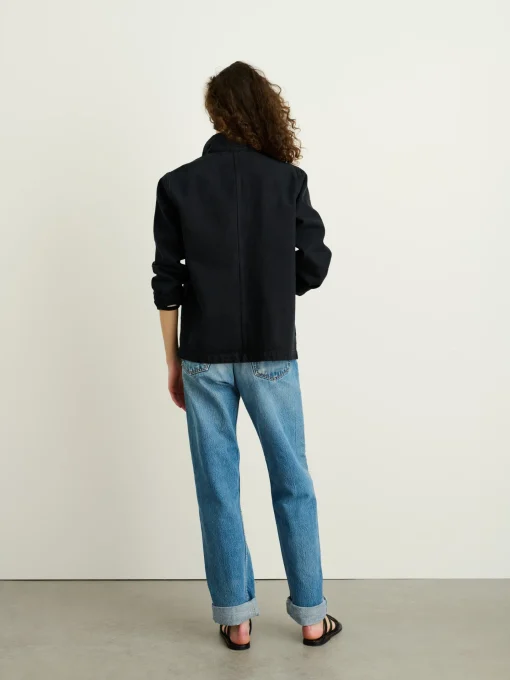 Britt Work Jacket In Recycled Denim