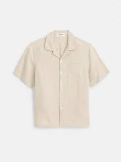 Camp Shirt In Flax Linen