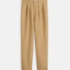 Double Pleat Pant In Twill