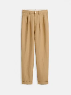 Double Pleat Pant In Twill