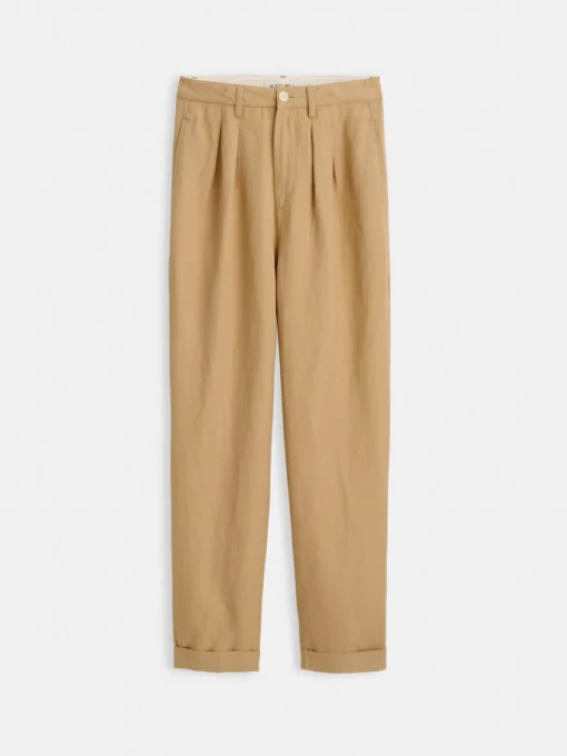 Double Pleat Pant In Twill