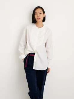 Eloise Bib Shirt In Solid