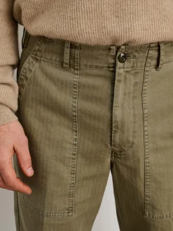 Field Pant In Herringbone