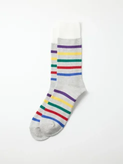 Five Stripe Crew Socks