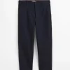 Flat Front Pant In Chino (Long Inseam)