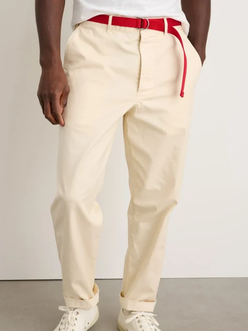 Flat Front Pant In Chino (Long Inseam)