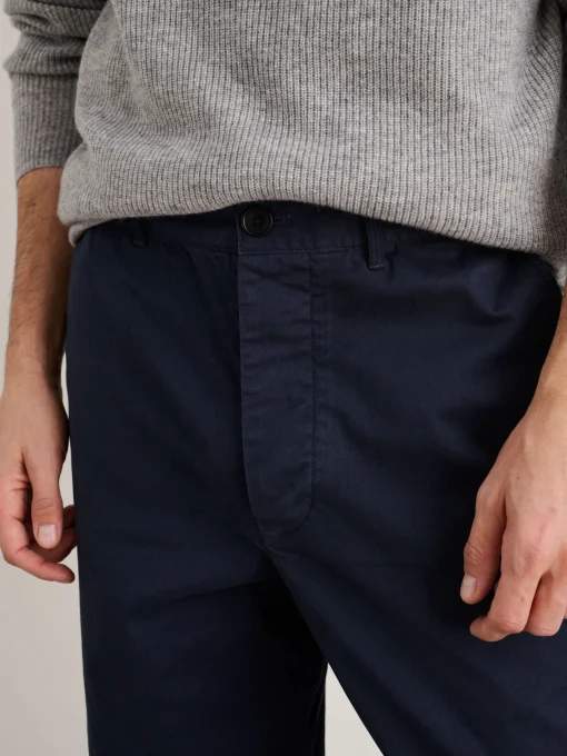 Flat Front Pant In Chino (Long Inseam)